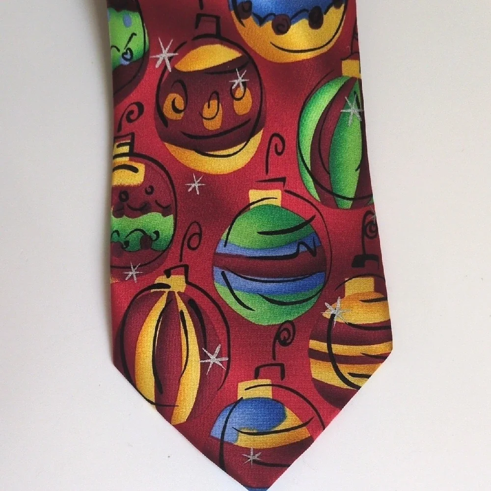 Jerry Garcia Holiday Christmas Tie Abstract Ornaments‎ Collection Fifty Eight 58